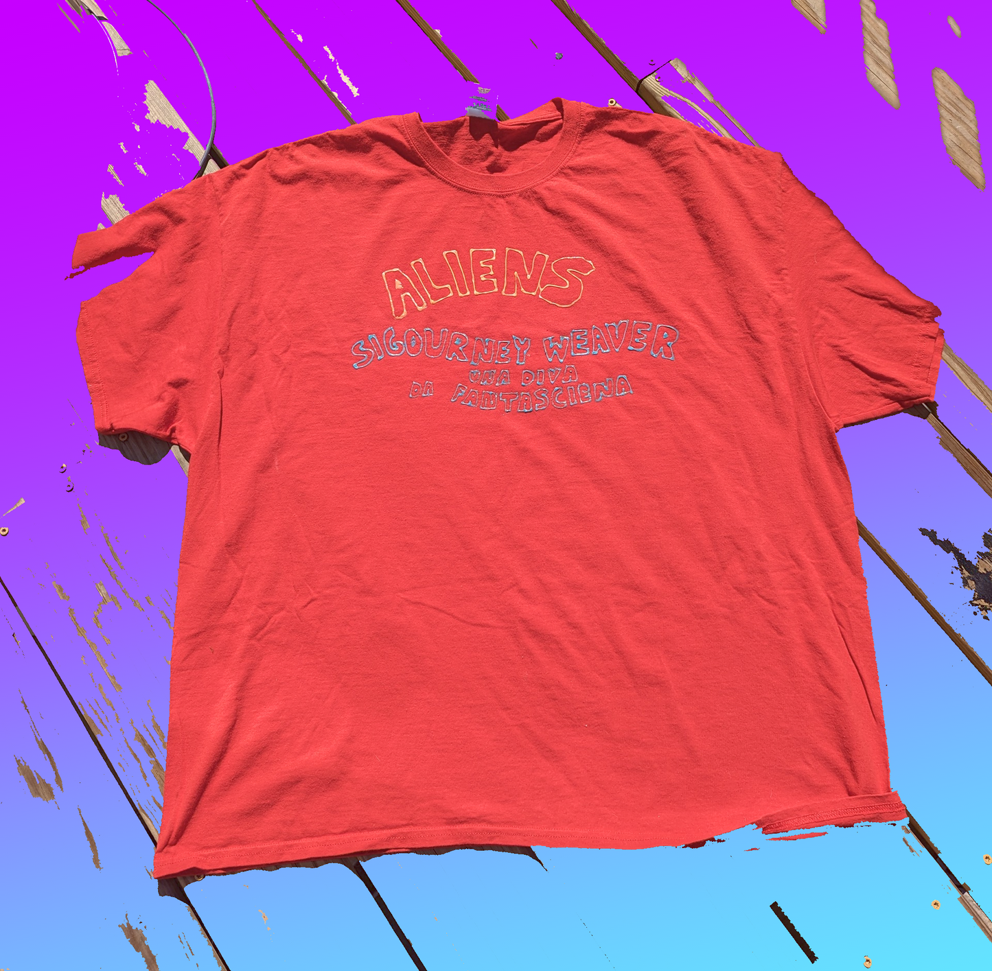 ITALIAN ALIENS SIGOURNEY WEAVER TEE 3XL