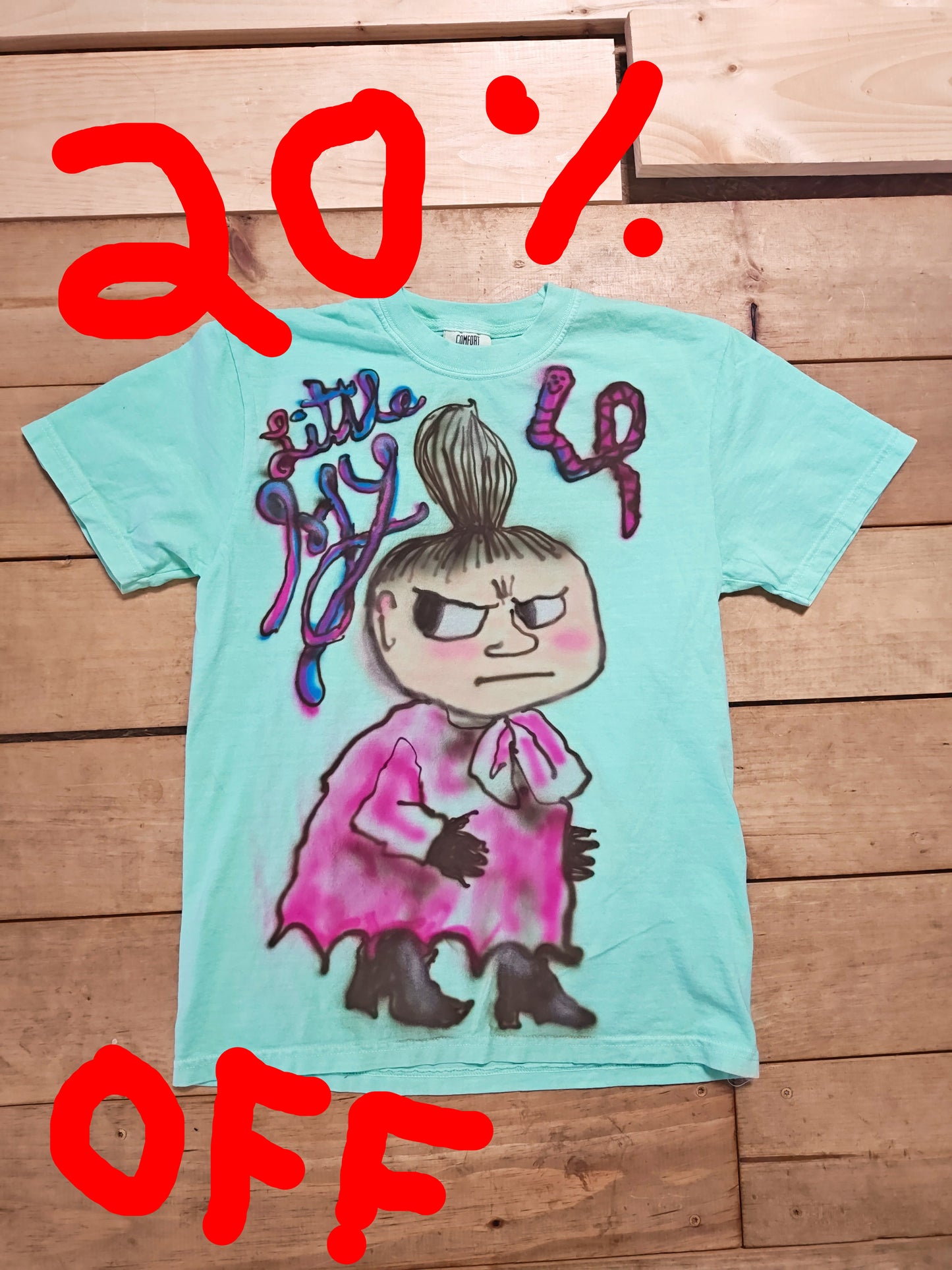 "UNWANTED LITTLE MY" tee SIZE SMALL