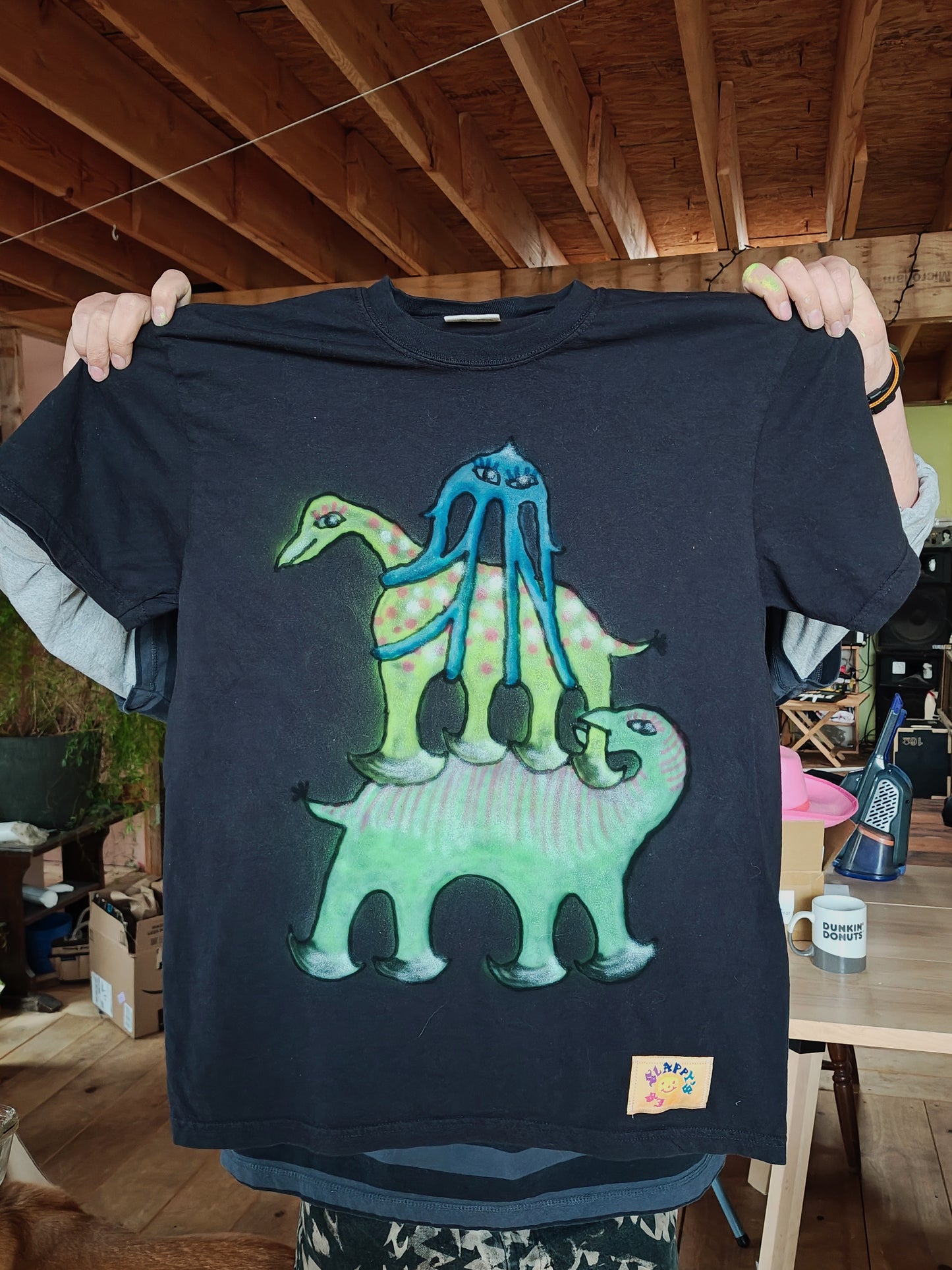 "IDEAL THROUPLE" tee, size medium