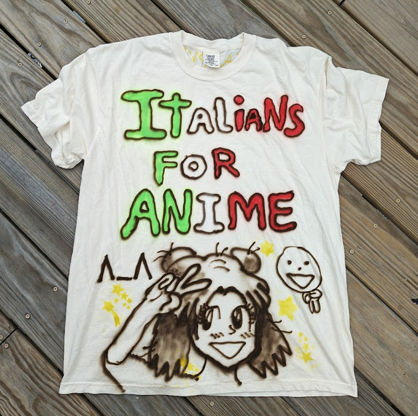 ITALIANS FOR ANIME tee XLARGE