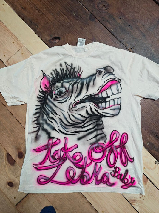 TAKEOFF ZEBRA tee size XL