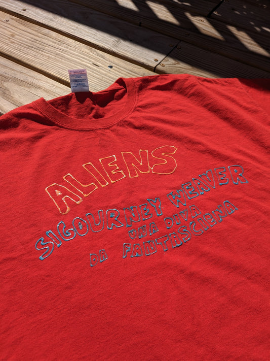 ITALIAN ALIENS SIGOURNEY WEAVER TEE 3XL