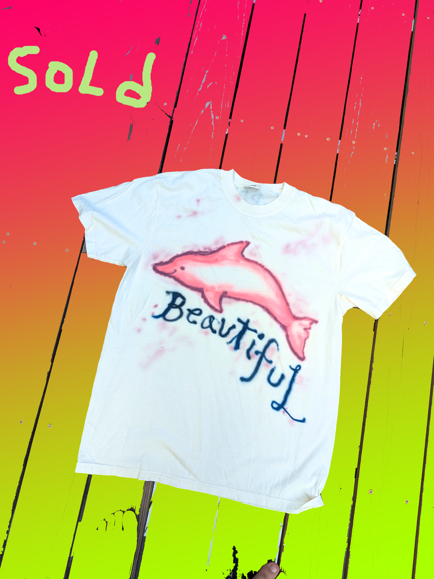 BEAUTIFUL dolphin tee REQUEST UR SIZE