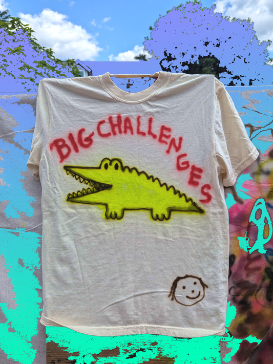 BIG CHALLENGES bootleg tee MEDIUM