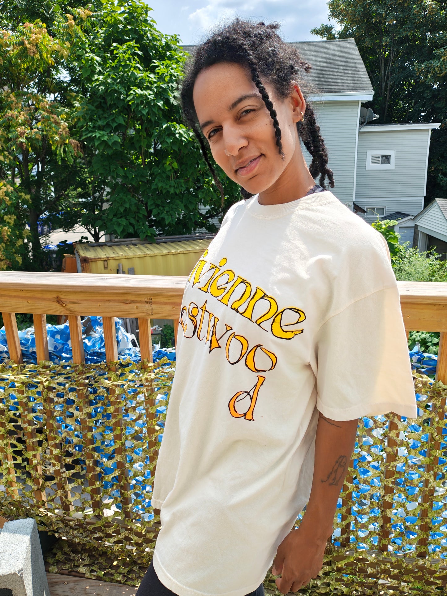 Vivianne Westwoo d bootleg screenprinted tee